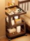 Medieval-Style Bedroom Bedside Cabinet, Home Bedroom Bedside Storage Rack, Movable Storage Cabinet, 2026 New Hot Model