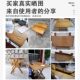 Dining Table, No Installation Required, Bamboo Table for Eating, Home Use, Solid Wood, Balcony, Outdoor, Foldable Square Table, Family, Modern and Simple