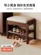Natural Wood Color Shoe Bench for Entryway, Can Be Used as a Seating Bench, Trendy Solid Wood Shoe Rack for Entryway, Guesthouse, Cloakroom, with a High-End Feel