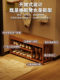 Simple Shoe-Changing Bench for the Entrance, Dormitory Shoe Rack, Storage Solution, Stylish Indoor Shoe Cabinet for Stairs, Solid Wood Hallway Shoe Cabinet