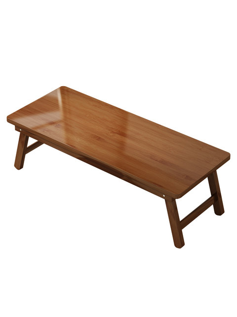 Installation-Free Bay Window Small Table, Foldable Ottoman Table, Household Tatami Tea Table, Small Coffee Table, Bed Low Table, Bay Window Table