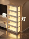 Lighted Figure Display Cabinet with Lock, Household Dust-Proof Acrylic Model Display Cabinet, Toy Blind Box Display Rack