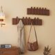 Piano Key-Shaped Wooden Coat Rack, Wall-Mounted Hook for Entryway, Wall Hook for Hanging Clothes Behind the Door