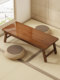 Installation-Free Bay Window Small Table, Foldable Ottoman Table, Household Tatami Tea Table, Small Coffee Table, Bed Low Table, Bay Window Table
