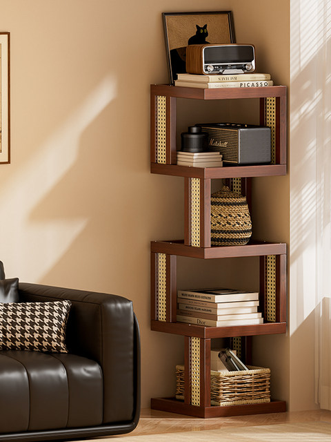 Household Entryway Storage Cabinet, Plastic Rattan Multi-Layer Display Rack, Vertical Household Display Cabinet, Simple Modern Storage Shelf