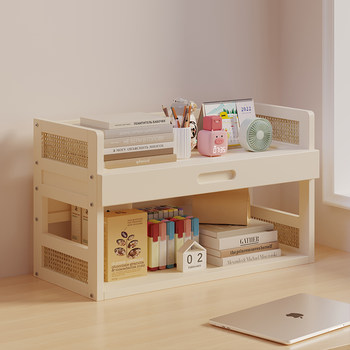 Office Desk Storage Rack, Desktop Bookshelf, Vertical Multi-Layer Desk Organizer, Workstation Organizing Shelf