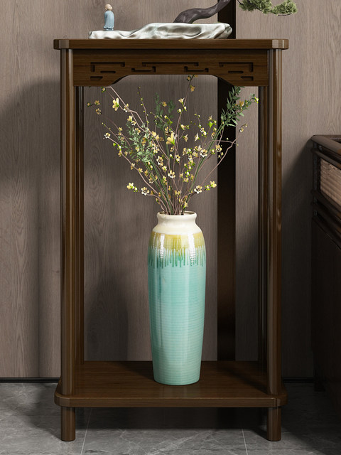 Flower Stand Living Room Floor-Standing Solid Wood Shelf Succulent Plant Display Rack Indoor Simple Windowsill Ornament Flower Stand