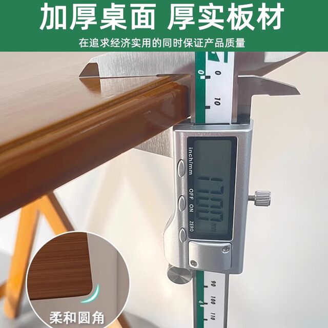 Dining Table, No Installation Required, Bamboo Table for Eating, Home Use, Solid Wood, Balcony, Outdoor, Foldable Square Table, Family, Modern and Simple