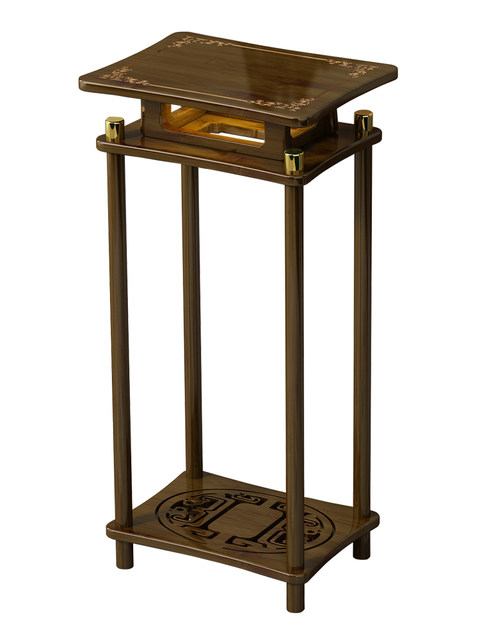 New Chinese-Style Flower Stand, Light Luxury Floor-Standing Flower Stand for Living Room, Simple Flower Pot Stand, Simple Green Plant Display Stand