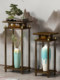New Chinese-Style Flower Stand, Light Luxury Floor-Standing Flower Stand for Living Room, Simple Flower Pot Stand, Simple Green Plant Display Stand