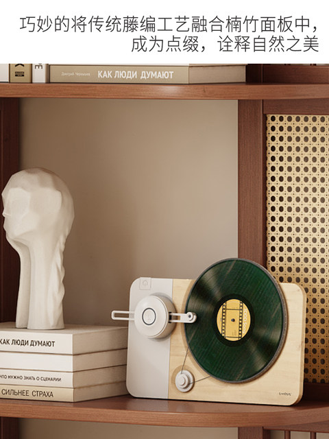 Vintage-Style Corner Storage Rack, Floor-Standing Home Corner Bookshelf, Living Room Wall-Mounted Corner Triangular Storage Cabinet, Multi-Layer