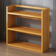 Kitchen Condiment Storage Rack, Bamboo Microwave Countertop, Small Multi-Layer Storage and Organization, Narrow Wooden Gap Shelf