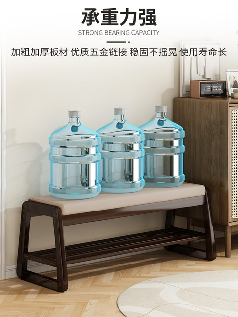 Entryway Shoe Bench with a Light Luxury Feel, Simple Shoe Bench for Home Use at the Entrance, Shoe Rack That Can Be Used as a Seat, Entryway Stool, Shoe Cabinet