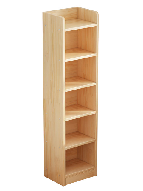 Solid Wood Single Bookcase, Living Room Display Cabinet, New Storage Cabinet, Combination Cabinet, Standing Cabinet, Side Cabinet, Student Wall Cabinet