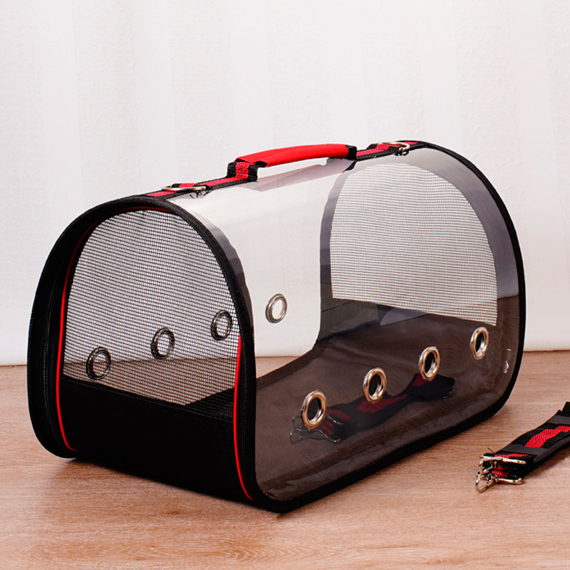 Cat Bag Out of Portable Transparent Cat SHOULDER BAG PET DOG DOG OUT BAG SPACE CABIN BACK CAT BAG HAND MOUNTED CAT CASE