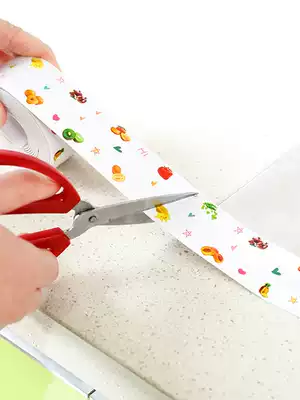 Wall stickers self-adhesive kitchen wallpaper waterproof stickers decoration oil-proof cosmetic room moisture-proof and mildew-proof tile floor stickers