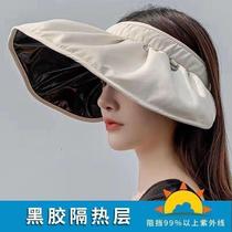 Hat woman Han Edition Sun Hang face shading face sun cap shell fisherman cap anti-UV shade