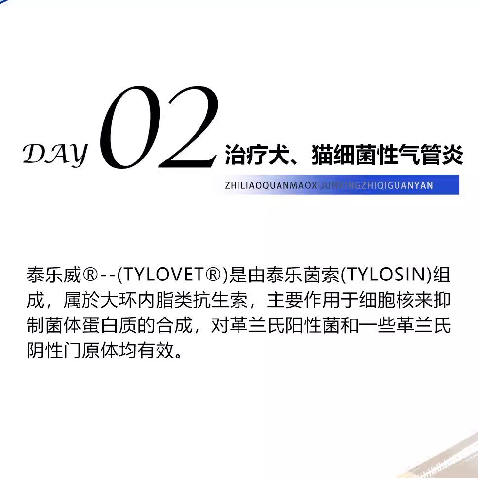 🐾 解决宠物咳嗽肺炎难题，比利时泰乐威B-50泰乐菌素注射液来了！ 💊-猫呼吸道疾病药品-淘宝好物网