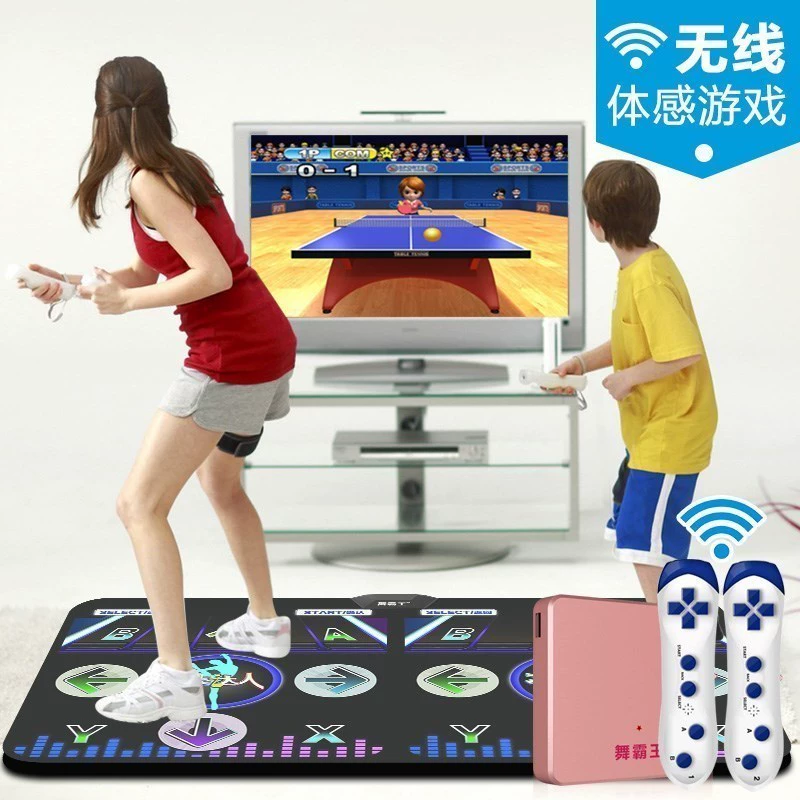 Dancing pad đơn không dây giảm cân somatosensory giảm béo TV máy tính sử dụng giao diện kép giao diện điều khiển trò chơi gia đình. Cơ thể - Dance pad