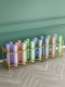 Yoga Mat Rack, Pilates Large-Capacity Storage Basket Rack, Gym Multi-Compartment Storage Stand, Wall-Mounted Organizer