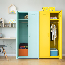 SINKOU bedroom wardrobe small apartment economic storage cabinet Nordic simple modern home environmental protection childrens wardrobe