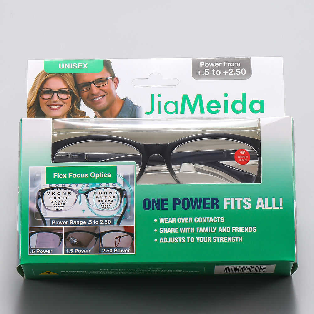 German-Made! Gift for Elders! Unisex High-Definition Autofocus Resin Reading Glasses for Foreign Trade, a Gift