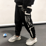 Chàng trai quần mùa xuân và mùa thu trẻ em trai dệt kim chất béo sweatpants 10 loose-fitting quần bảo vệ triều 12 tuổi xuân 15 quần