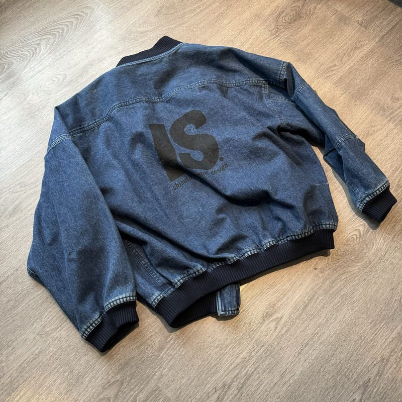 (Ready Stock, No Returns or Exchanges) Dahai Independent Designer Issey Miyake Style Workwear Denim Jacket Baseball Uniform Vibe