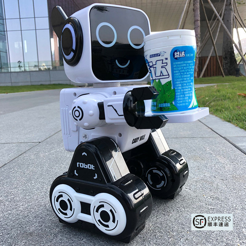 Boy Girl Birthday Gift Robot Children Intelligent Early Teaching Machine Touch Sensing Conversation Chat Remote Control Toy