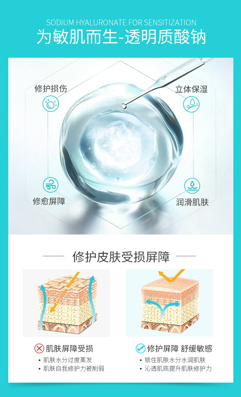 荣晟 医用冷敷凝胶3支 医美术后舒缓褪红晒后烫伤修护 图5