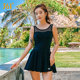 361-degree swimsuit women's one-piece conservative 2023 new skirt style cover belly slimming sexy hot spring plus size swimsuit