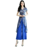 Летний модный шифоновый комплект, 2021 года, яркий броский стиль, в западном стиле