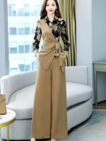 Весенний осенний модный комплект, в западном стиле, по фигуре