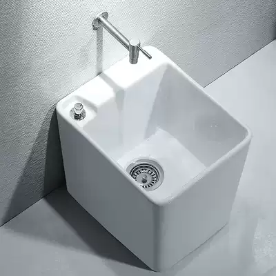 Square wash mop pool table control automatic downwash mop pond balcony floor mop Basin