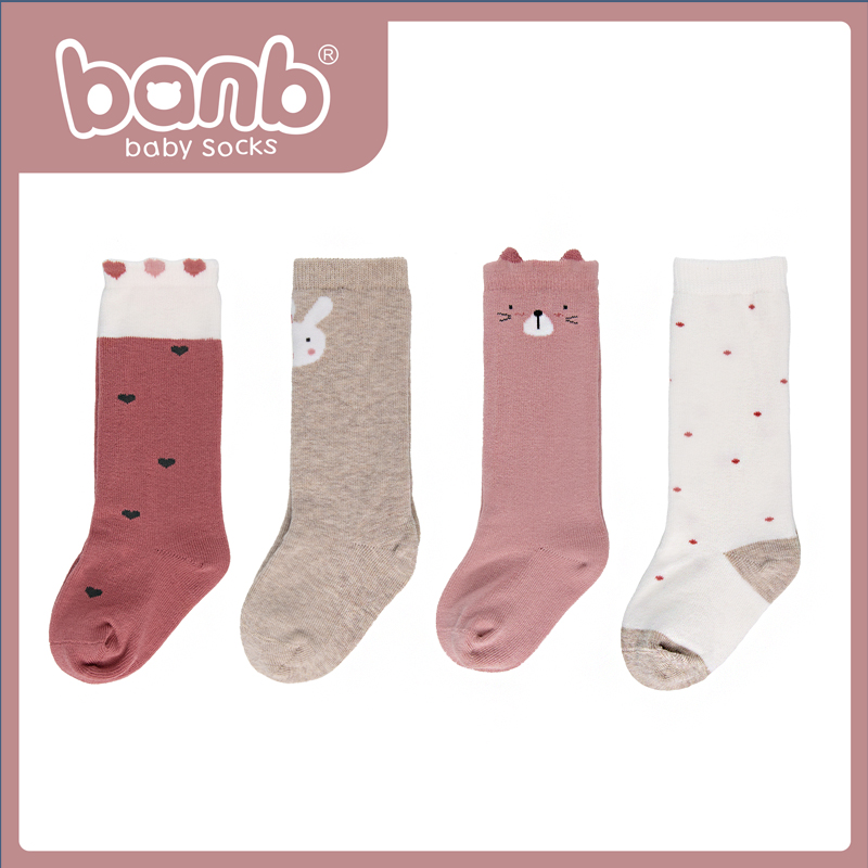 Zebra baby medium long cylinder socks spring autumn without bone newborn baby cotton socks autumn winter thickened warm woolen socks-Taobao