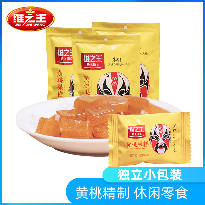 Wei Zhi Wang Yellow peach fruit cake 108gX3 bags Shanxi specialty fudge Leisure snacks Non-Wei Zhi Wang flagship store