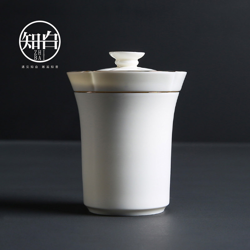 Know White Personal Travel Bubble Tea Cup Large Cover Bowl Cup Mark Cup Personal Cup Office Bubble Tea Cup Meeting Cup Of Tea Cup Meeting Tea Cup