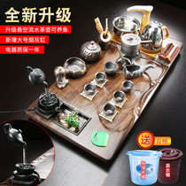 Kung Fu Tea Set Home Living Room Solid Wood Water Drinking Tea Tapot Fully Automatic One Ceramic Pot Tea Ceremony