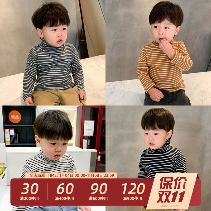 Children's long-sleeved tops 2022 autumn and winter new styles