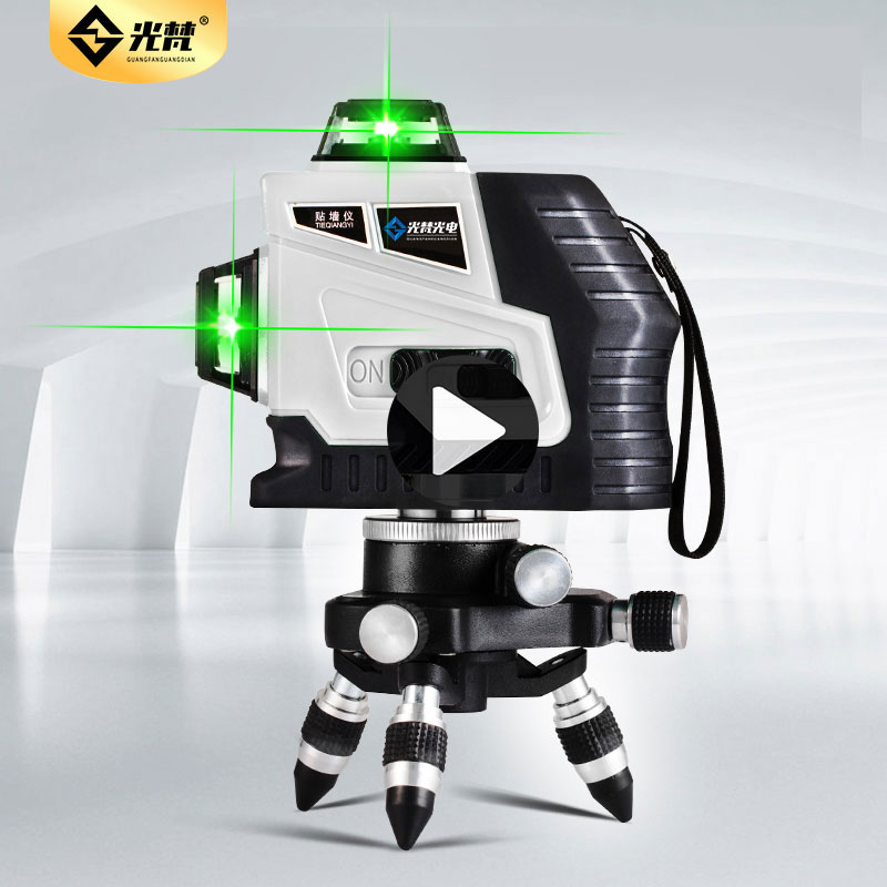 Light Van 12 line gradienter green light outdoor glare high precision infrared throw line 8-line blue light 3D patch wall instrument