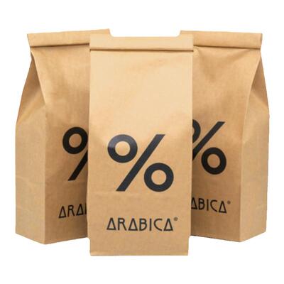 %Arabica阿拉比卡百分百咖啡豆黑巧拼配手磨精品拿铁新鲜烘焙600g