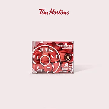 Tims小甜圈冻干黑咖啡速溶2g*32颗