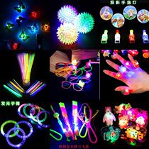 Luminous toy stall luminous watch stall balloon Yiwu childrens gyro projector rainbow circle small gift