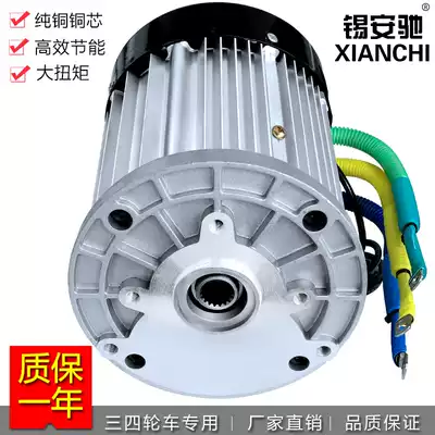 Electric Tricycle Motor 72v60v1200w Tricycle Motor High Power Electric Vehicle DC Brushless Motor