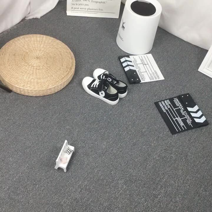 Kindergarten gray carpet cloakroom net red live photo long strip office floor mats full of flame retardant mats