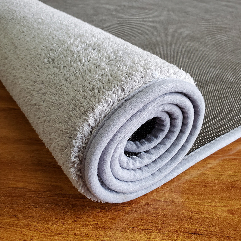 Thickened short hair carpet ground mat Living room Book room Bedroom full of large area free of washing grey tatami Tea Table Mat