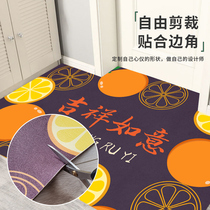 In doormat Mat Xuan Doormat Pvc Erasable washable leather waterproof anti-slip rug foot cushion into the door-to-door mat