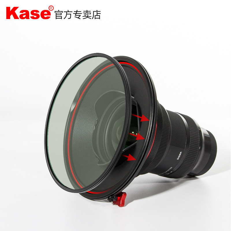Kase card color circular magnetic suction CPL polarizer K150P series bracket special filter polarizing filter