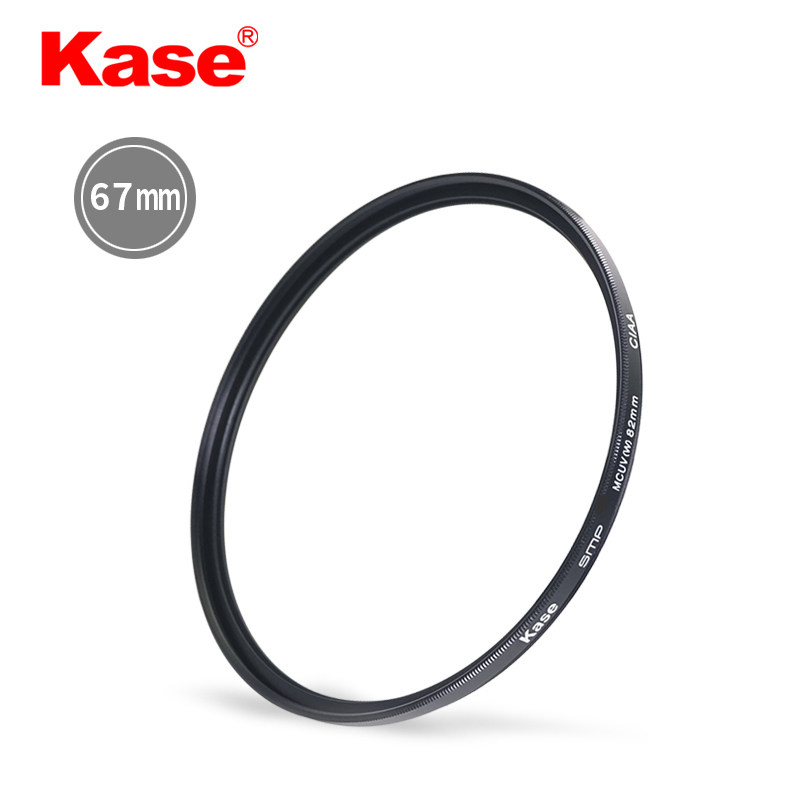 Kase card color MC UV mirror 67mm suitable for Canon 18-135 Nikon 18-140 f 3 5 lens protection mirror