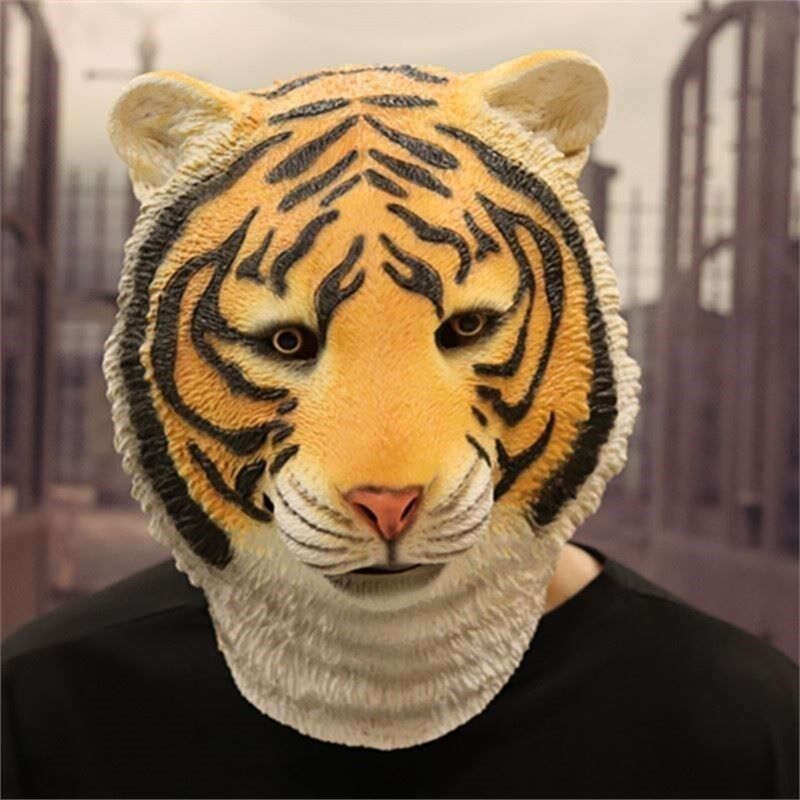 Strange Fish Noodle With Children's Festival Dog Masked Man Green Fish Human Headgear Mask Face Green Activity Scary Hair Accessories Sell Cute